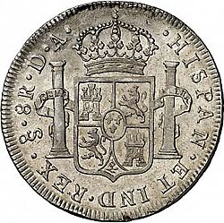 Large Reverse for 8 Reales 1799 coin