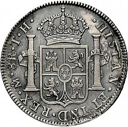 Large Reverse for 8 Reales 1803 coin