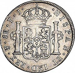 Large Reverse for 8 Reales 1806 coin
