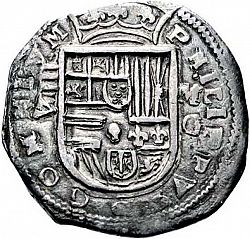 Large Obverse for 8 Reales 1597 coin