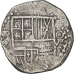 Large Obverse for 8 Reales 1627 coin