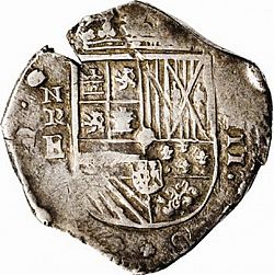 Large Obverse for 8 Reales 1628 coin