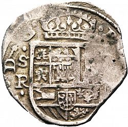 Large Obverse for 8 Reales 1634 coin