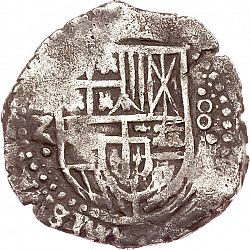 Large Obverse for 8 Reales 1649 coin