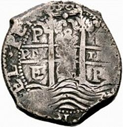Large Obverse for 8 Reales 1660 coin