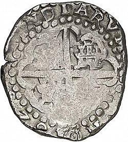 Large Reverse for 8 Reales 1628 coin