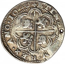 Large Reverse for 8 Reales 1640 coin