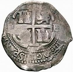 Large Reverse for 8 Reales 1661 coin