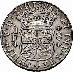 Large Obverse for 8 Reales 1747 coin