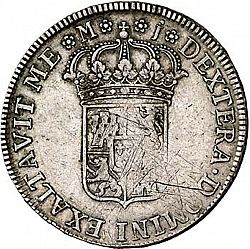 Large Reverse for 8 Reales 1709 coin