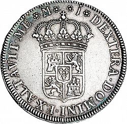 Large Reverse for 8 Reales 1709 coin