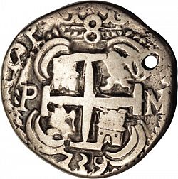 Large Reverse for 8 Reales 1739 coin