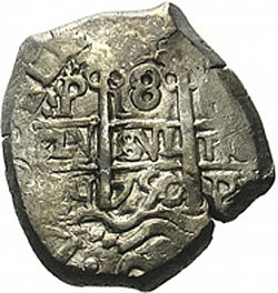 Large Obverse for 8 Reales 1750 coin