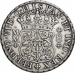 Large Obverse for 8 Reales 1759 coin