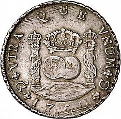 Large Reverse for 8 Reales 1760 coin