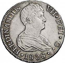 Large Obverse for 8 Reales 1808 coin