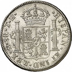 Large Reverse for 8 Reales 1810 coin