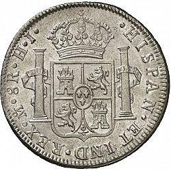 Large Reverse for 8 Reales 1811 coin