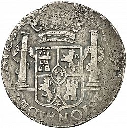 Large Reverse for 8 Reales 1811 coin