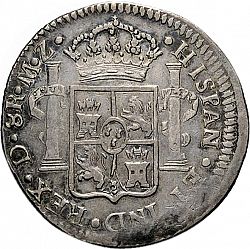 Large Reverse for 8 Reales 1817 coin