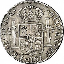 Large Reverse for 8 Reales 1822 coin