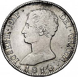 Large Obverse for 8 Reales 1810 coin