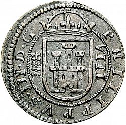 Large Obverse for 8 Maravedies 1606 coin