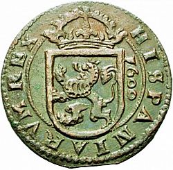 Large Reverse for 8 Maravedies 1600 coin