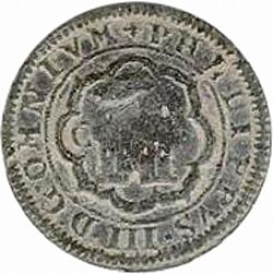 Large Reverse for 8 Maravedies 1603 coin