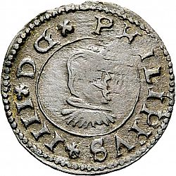 Large Obverse for 8 Maravedies 1662 coin