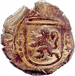 Large Reverse for 8 Maravedies 1624 coin