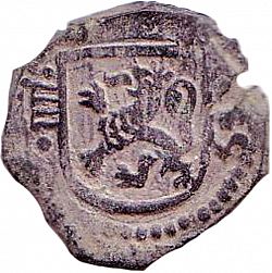 Large Reverse for 8 Maravedies 1625 coin