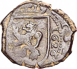 Large Reverse for 8 Maravedies 1626 coin