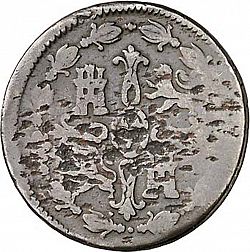 Large Reverse for 8 Maravedies 1811 coin