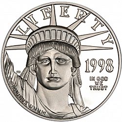 Bullion 1998 Large Obverse coin