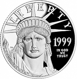 Bullion 1999 Large Obverse coin