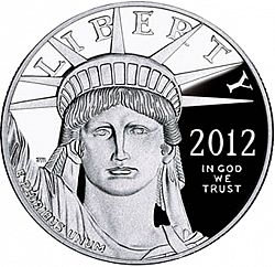 Bullion 2012 Large Obverse coin