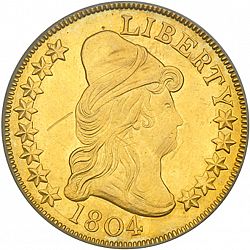 10 dollar 1804 Large Obverse coin