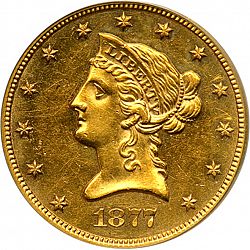 10 dollar 1877 Large Obverse coin