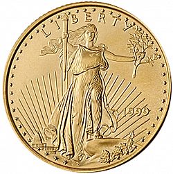 Bullion 1999 Large Obverse coin