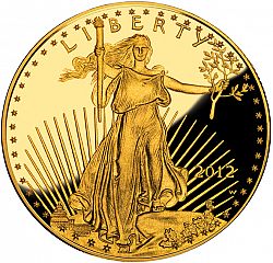 Bullion 2012 Large Obverse coin