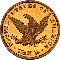 10 dollar 1838 Large Reverse coin