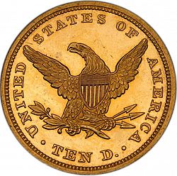 10 dollar 1841 Large Reverse coin