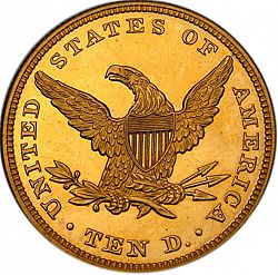 10 dollar 1846 Large Reverse coin