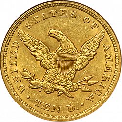 10 dollar 1850 Large Reverse coin