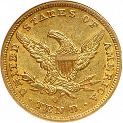 10 dollar 1851 Large Reverse coin