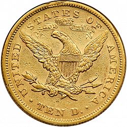 10 dollar 1868 Large Reverse coin