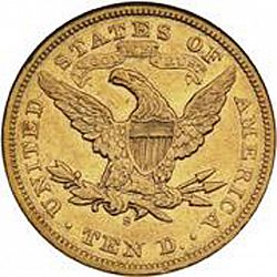 10 dollar 1872 Large Reverse coin