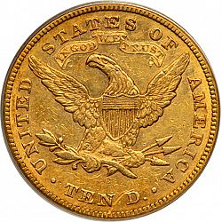 10 dollar 1875 Large Reverse coin