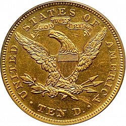 10 dollar 1877 Large Reverse coin